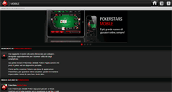 Desktop Screenshot of m.pokerstarsmobile.it