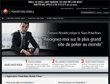 Tablet Screenshot of pokerstarsmobile.fr